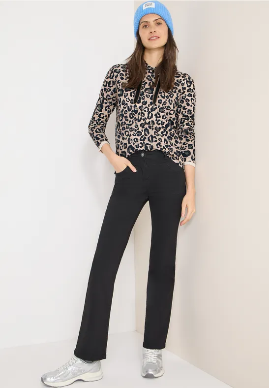 Kapuzenshirt mit Leopardenmuster