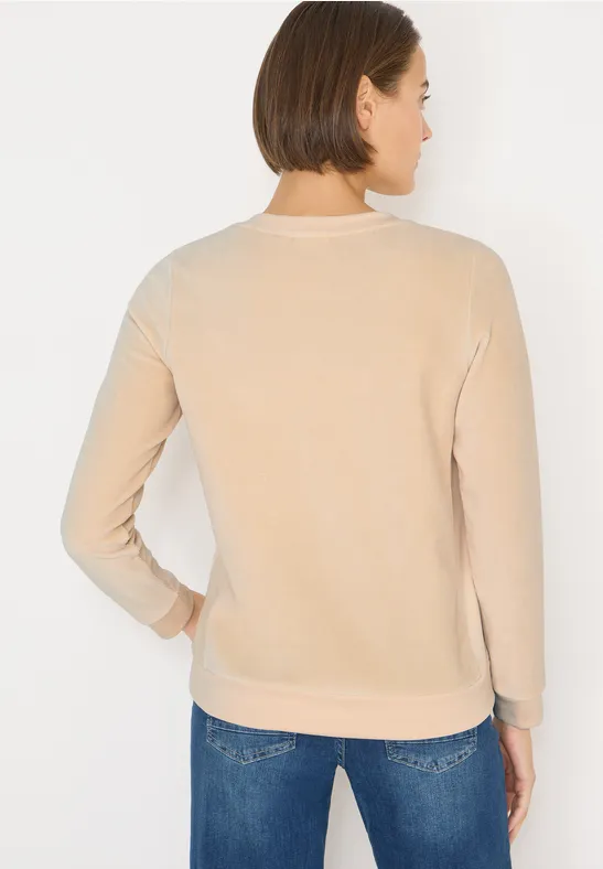 Weiches Langarmshirt mit Struktur