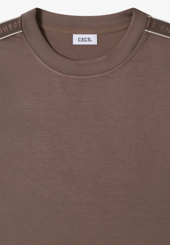 Sportives Langarmshirt mit Tape-Details