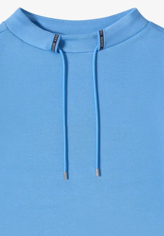 Sportliches Sweatshirt mit Tunnelzug-Kragen