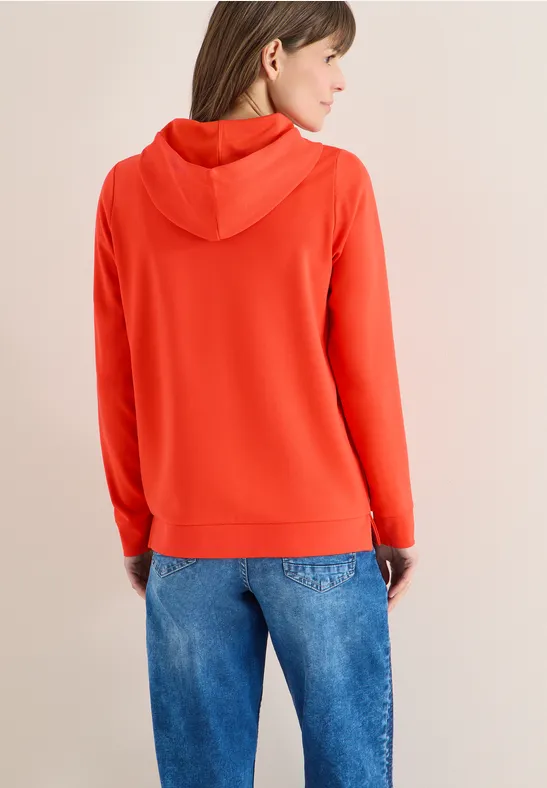 Hoodie-Shirt mit Grafik-Print