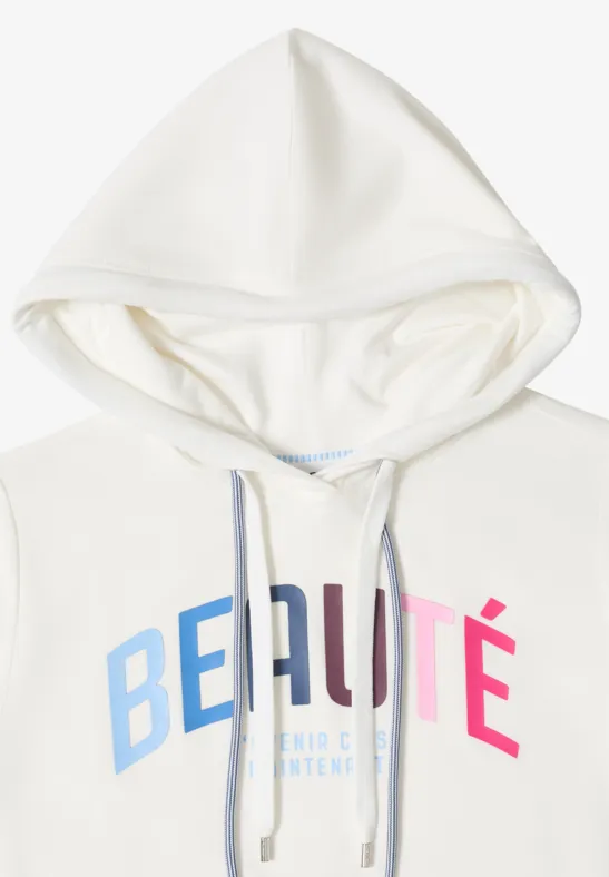 Kurzarm-Kapuzenshirt mit Grafik-Print