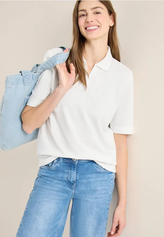Klassisches Piqué-Poloshirt