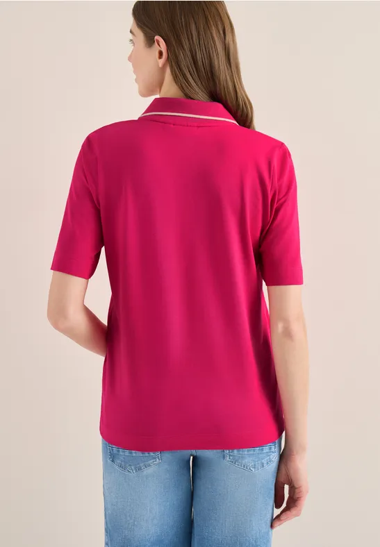 Sportliches Kurzarm-Piqué-Poloshirt