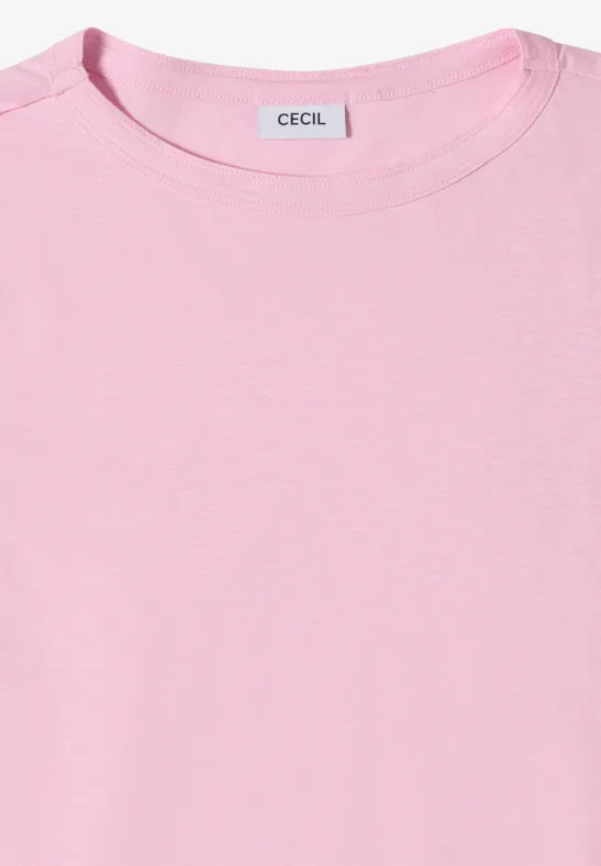 T-Shirt mit U-Boot-Ausschnitt
