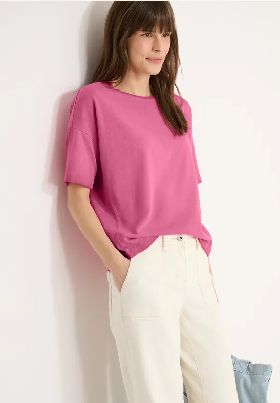 Lässiges Garment-Dye Jersey Shirt