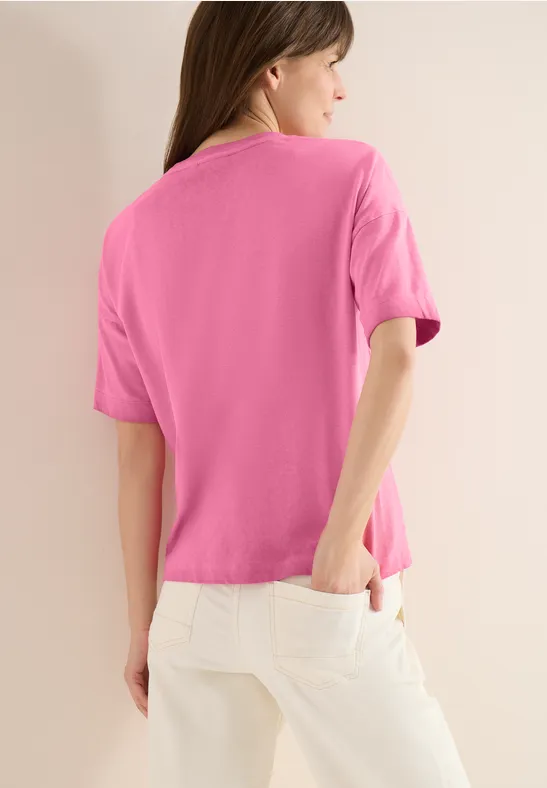 Lässiges Garment-Dye Jersey Shirt