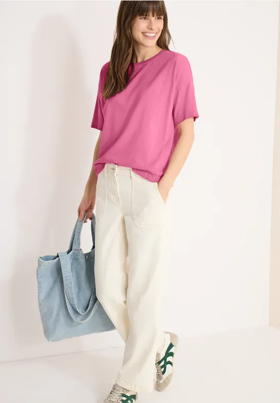 Lässiges Garment-Dye Jersey Shirt