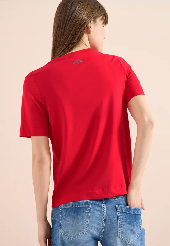 T-Shirt mit Grafik-Print und Rundhalsausschnitt