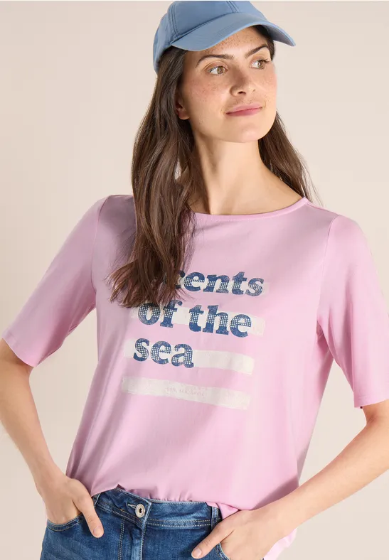 Jerseyshirt mit Wording-Print