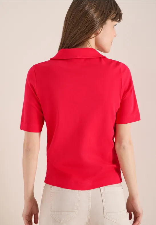 Klassisches Kurzarm-Poloshirt aus Baumwolle