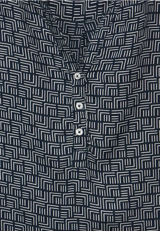 Bluse mit geometrischem Print
