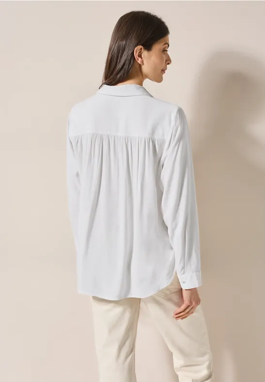Klassische Hemdbluse aus Viskose