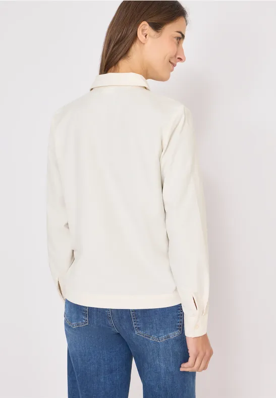 Klassische Cord-Hemdbluse