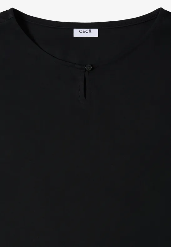 Viskosebluse mit Strassstein-Verzierung