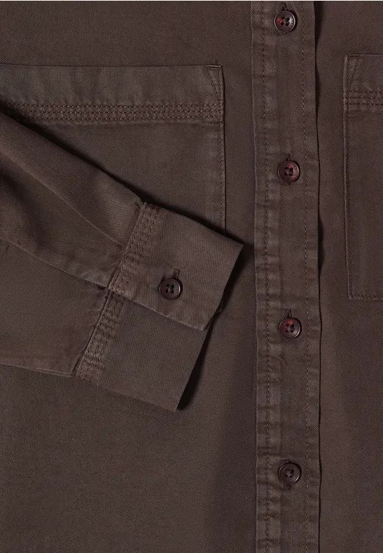 Lyocell-Bluse im Denim-Look