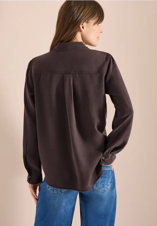 Weiche Lyocell Utility-Bluse