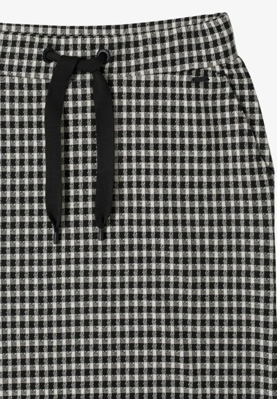 Jacquard-Rock mit Vichy-Karo