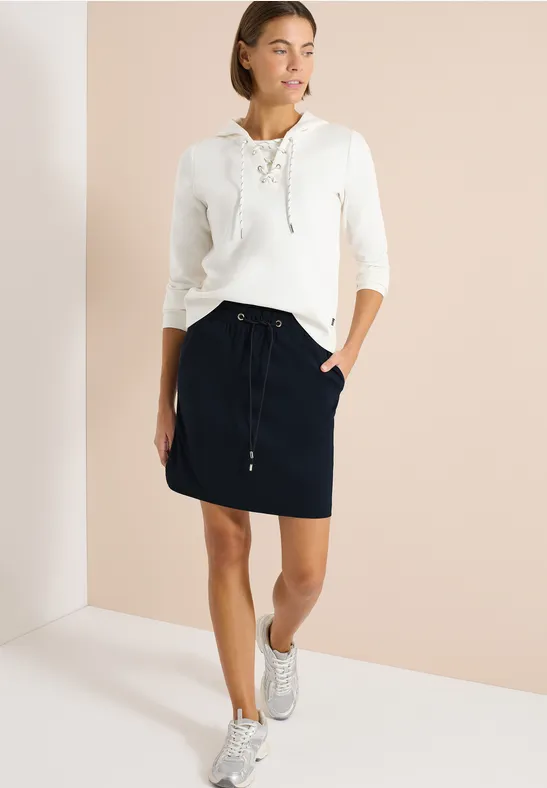 Sportiver Jogg-Skirt in Knielänge