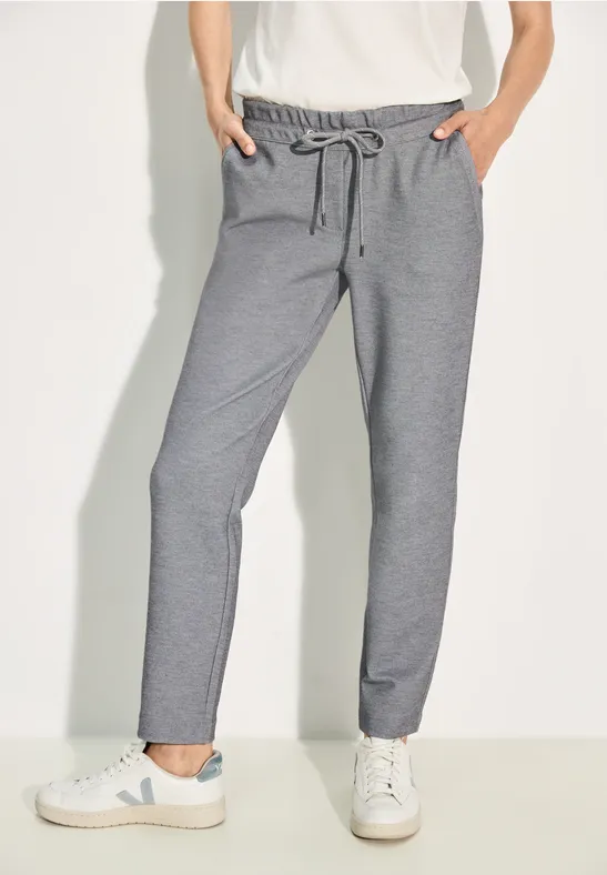 Strukturierte Casual-Fit-Hose