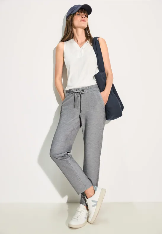 Strukturierte Casual-Fit-Hose