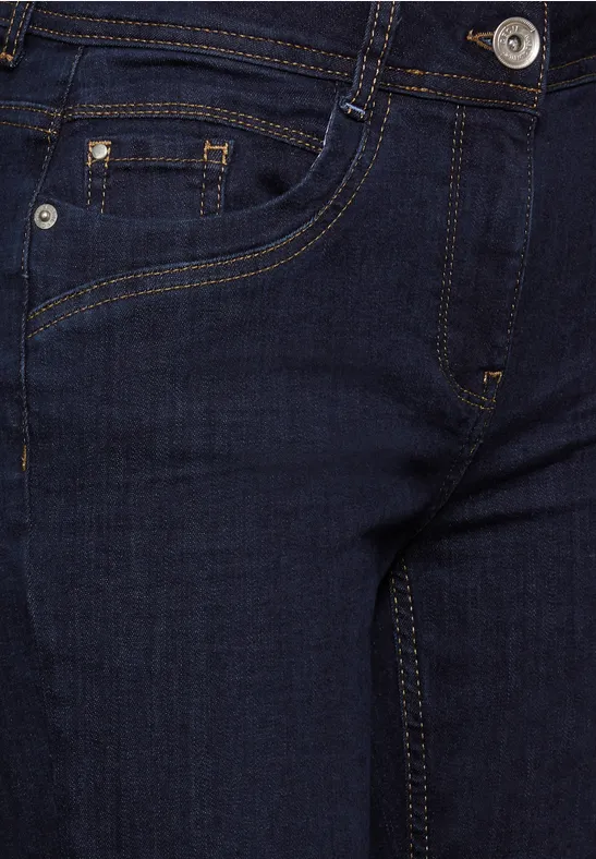 High Waist Jeans mit geradem Bein