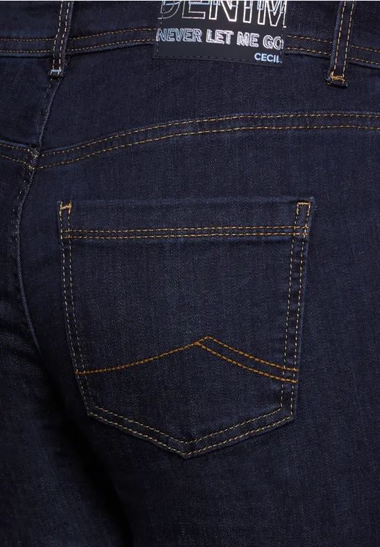 High Waist Jeans mit geradem Bein