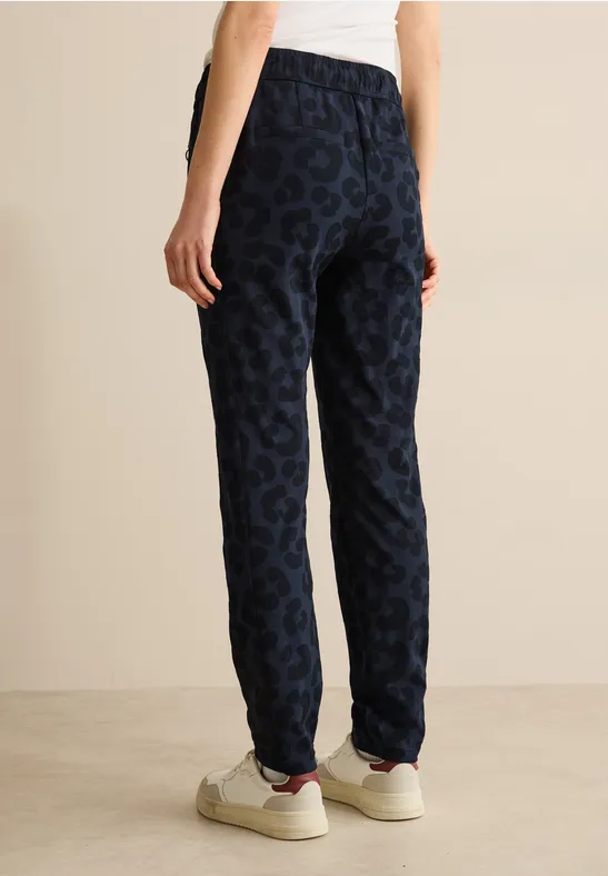 Jogginghose mit Leoparden-Print