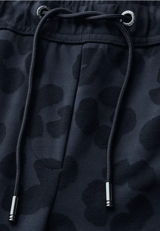 Jogginghose mit Leoparden-Print