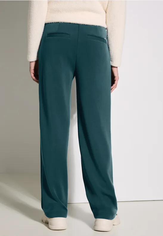 Lässige Weitbein-Hose mit Tunnelzug