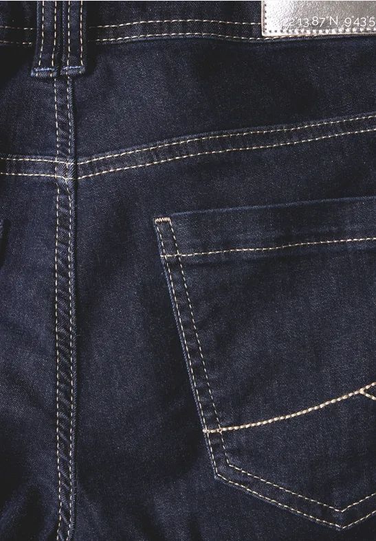High Waist Wide Leg Jeans in 7/8-Länge