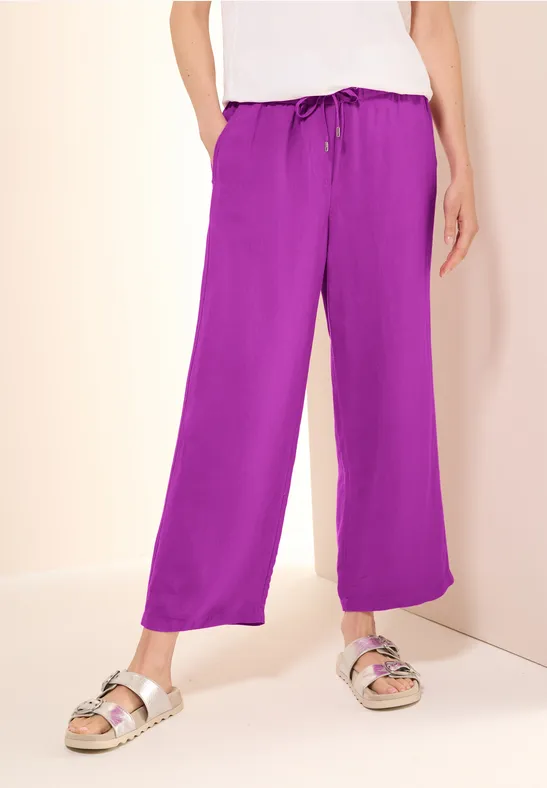 7/8 Weite Leinenhose