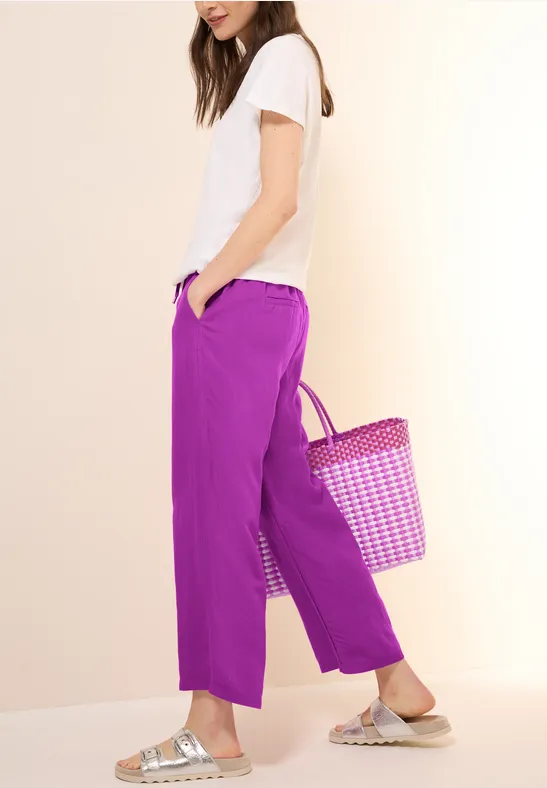 7/8 Weite Leinenhose