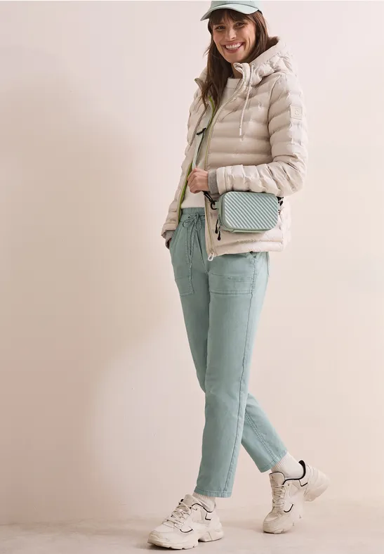 Casual-Fit-Hose im Washed-Look
