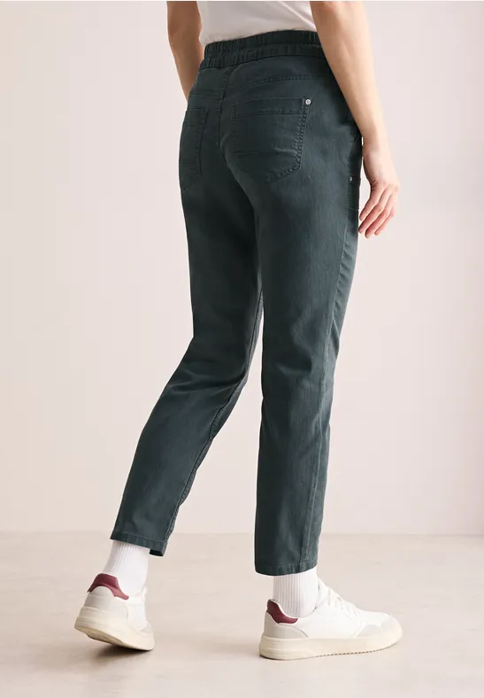 Casual-Fit-Hose im Washed-Look