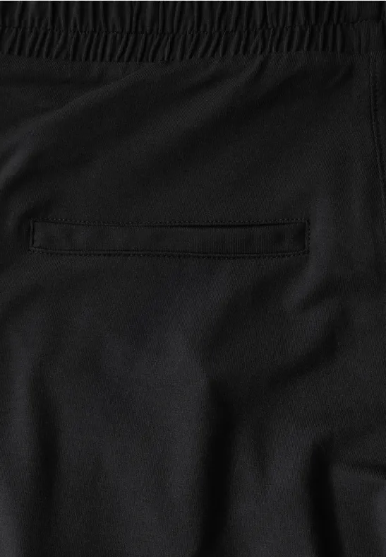 High-Waist-Hose mit weitem Bein