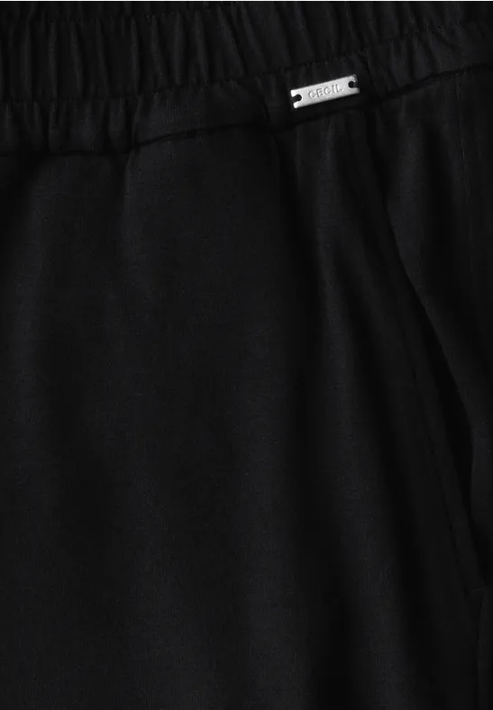 High-Waist-Hose mit weitem Bein