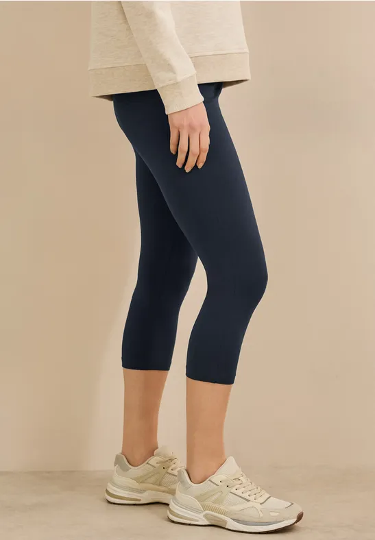 Bequeme Stretch-Capri-Leggings