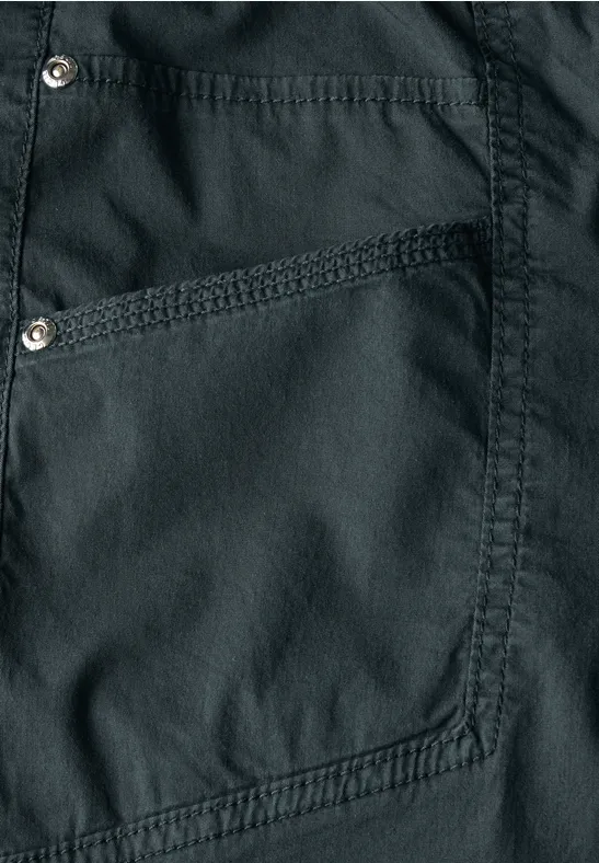 Bequeme Slim Fit Papertouch Hose
