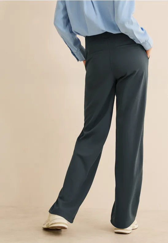 Bequeme Weite Hose mit Hohem Bund