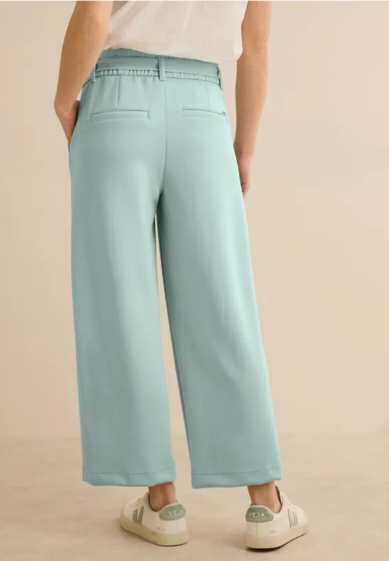High-Waist Wide-Leg Culotte