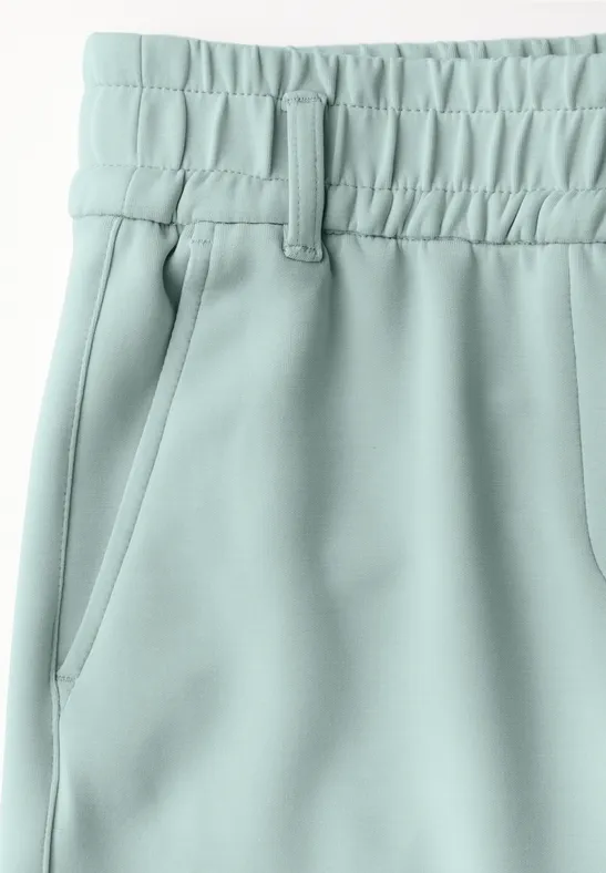 High-Waist Wide-Leg Culotte