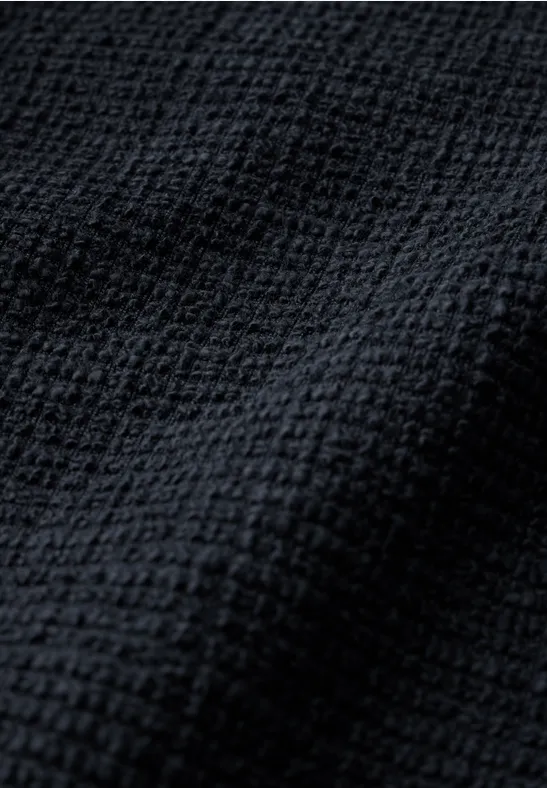Weit geschnittene Bouclé-Strickhose