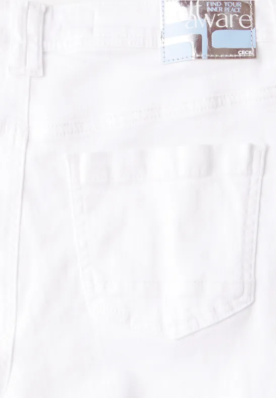 High-Waist Wide Leg Jeans 7/8