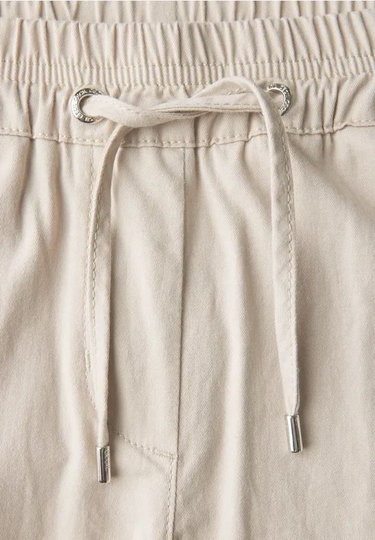 Lässige 7/8 Baumwoll-Stretch Hose