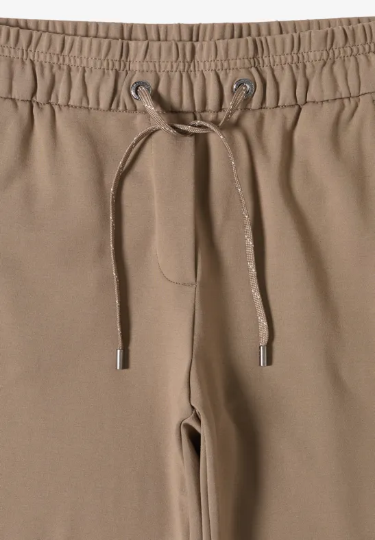 Jerseyhose mit schmalem Bein