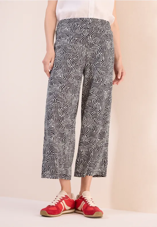 Culotte mit grafischem Muster