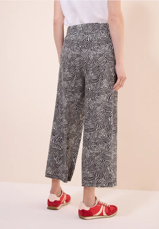 Culotte mit grafischem Muster