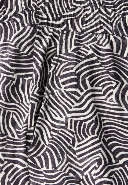 Culotte mit grafischem Muster
