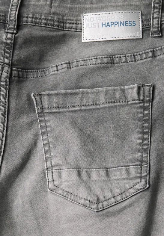 High-Waist Wide Leg Jeans verkürzt
